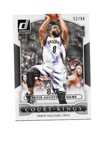 2014-15  DONRUSS Stat Line  Court Kings DERON WILLIAMS (Nets) #52/86