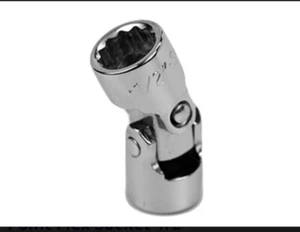 Made In USA SK Hand Tools 40666 - 3/8" Drive 12 Point Flex Socket 1/2" Chrome - Picture 1 of 8