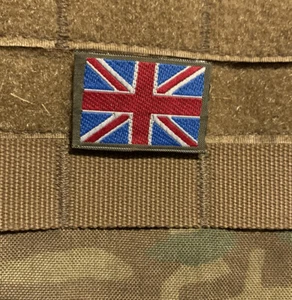small military union jack patch hook and loop edc British army - Picture 1 of 4