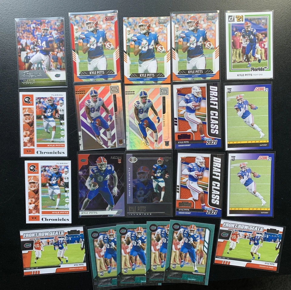 Kyle Pitts 2021 Chronicles Draft Picks Status Bronze LOT RC Recon Purple Red - Image 1 of 1