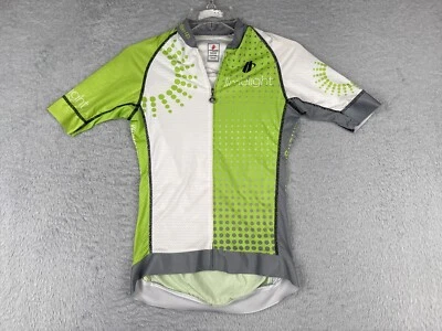 Camiseta de Ciclismo Hincapie Adulto 2XS XXS Verde Lima Blanco Manga Corta Colo Aspen Foto 1 de 4