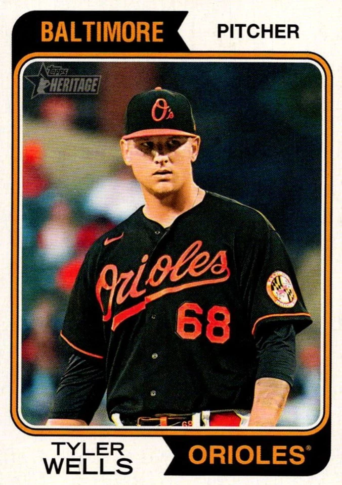 2023 Topps Heritage Tyler Wells 570 - Image 1 of 2