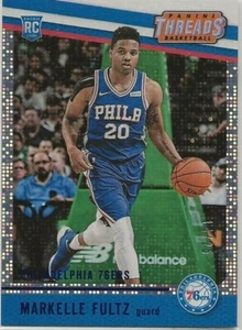 Markelle Fultz 2017-18 Panini Threads Blue Dazzle #81 14/25 (casi nuevo-como nuevo) - Imagen 1 de 3