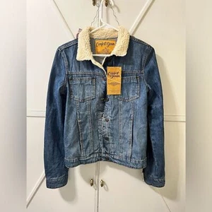 Girls comfort denim XL jean jacket. NWT - Picture 1 of 10