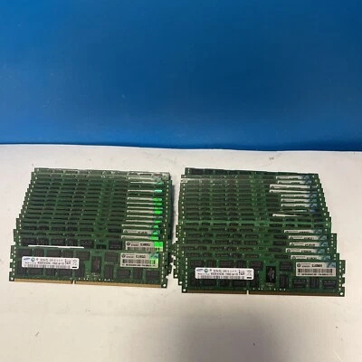 Lot of 36 Samsung M393B1K70CHO-YH9Q5 8GB 2RX4 PC3L-10600R Server RAM Memory - Image 1 of 2