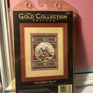 Dimensions Gold Collection Petites Southwest Blend Cross Stitch Kit 6738 Vintage - Picture 1 of 5