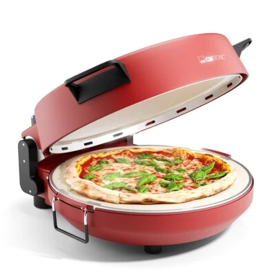 Clatronic Pizzamaker PM 3787, 350 °C, echter Pizzastein, Timer, NEU - Bild 1 von 4