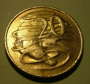 1980 AUSTRALIA 20 CENT Coin - Picture 1 of 2