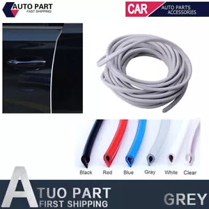 Sello de goma en forma de U de 16 ft protector de borde de puerta de automóvil borde de moldeo tira gris - Imagen 1 de 6