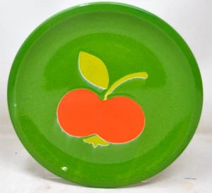Waechtersbach Pottery Red Apple RARE DINNER PLATE 10" W. Germany Vintage 70's - Picture 1 of 2