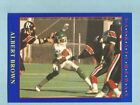 1990 JOGO CFL Football Albert Brown #9 Roughriders Western Illinois Neuf avec neuf/mt