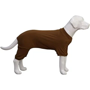 Ribbed Dog Pajamas Cotton Knitted Dog Jumpsuits 4 Legged All Season Warm Pet ... - Picture 1 of 9