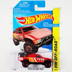 Hot Wheels Toyota fuoristrada camion #120 rosso 2015 HW Hot Trucks 1:64 pressofuso CFK67 - Foto 1 di 3