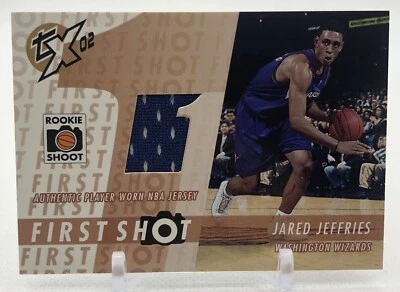 JARED JEFFRIES 2002-03 Topps Xpectations First Shot Relics Wizards #FS-JJ NBA - Image 1 of 2