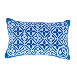 LOUIS VUITTON M01371 Beach Cushion Cushion Monogram Flower Tile Pillow Pillow JP - Picture 1 of 5