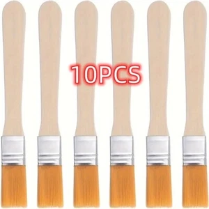 ✅👉10 Stk. Kleiner Premium Nylonfaserborsten Pinsel 5" x 1/2" - Bild 1 von 7