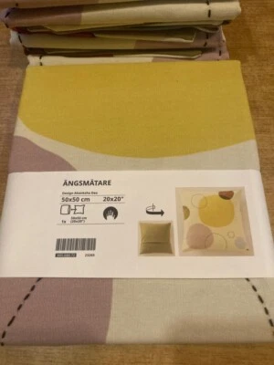 Funda de cojín hecha a mano IKEA Angmatare 50 x 50 cm bordada 905.088.72 NUEVA Foto 1 de 4