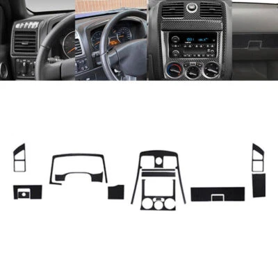 Cubierta de tablero delantero de fibra de carbono para Colorado 2004-2012/Canyon 2005-2012 15 piezas Foto 1 de 4