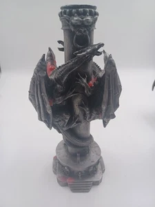Gothic Drache Kerzenhalter Mittelalter Fantasy Deko vertrieben von Adams Apple - Bild 1 von 8