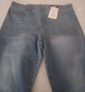 Pantalones de mezclilla para mujer Gloria Vanderbilt efecto forma 16 cortos azules elásticos nuevos con etiquetas NUEVO - Imagen 1 de 9