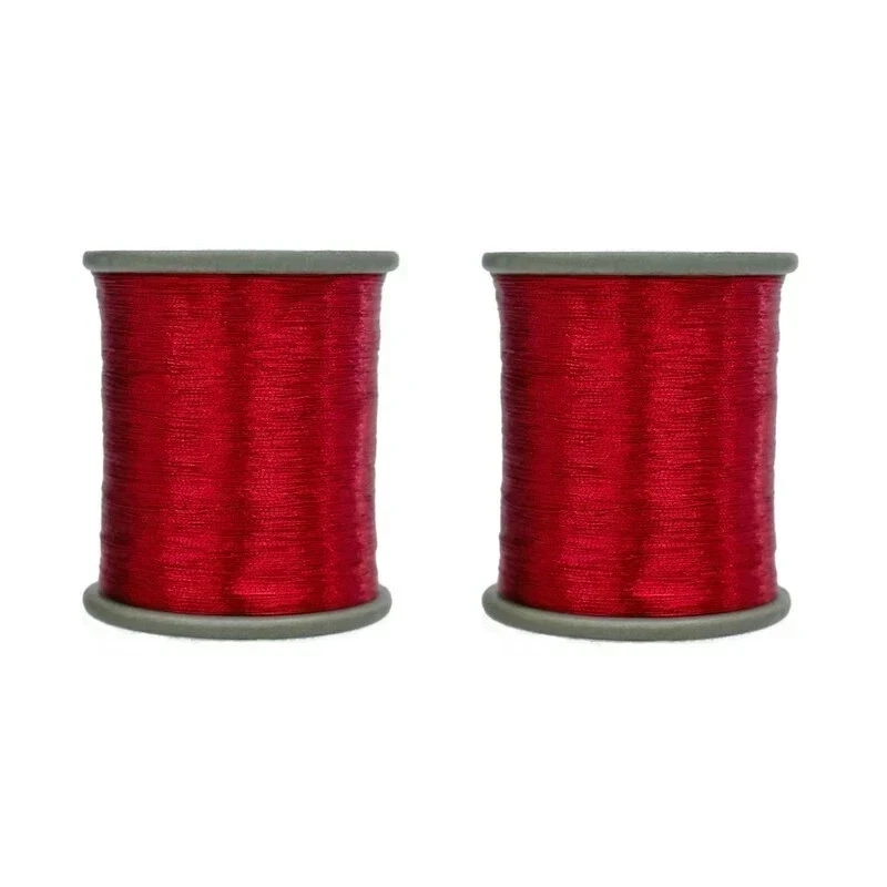 Cotton Metallic Zari Thread For Embroidery 0.1Mm 100 Gram- Pack Of 2 Roll - Image 1 of 1