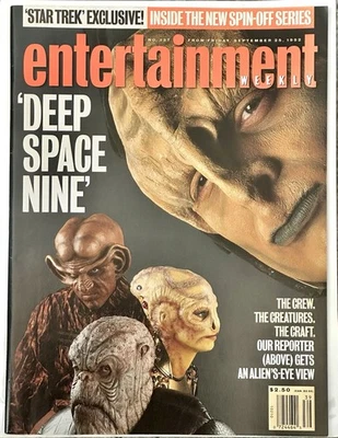 Entertainment Weekly DEEP SPACE NINE & AMY FISHER Story dtd 9/25/1992 - Image 1 of 3