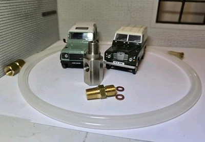 Land Rover Series 200TDi 300TDi Oil Pressure Gauge Capillary Hose Adapter Set - Image 1 of 4