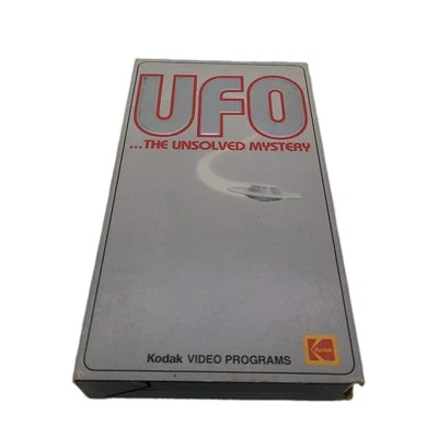 UFO The Unsolved Mystery VHS 1989 Aliens Vintage Documentary Mike Farrell Host  - Image 1 of 4