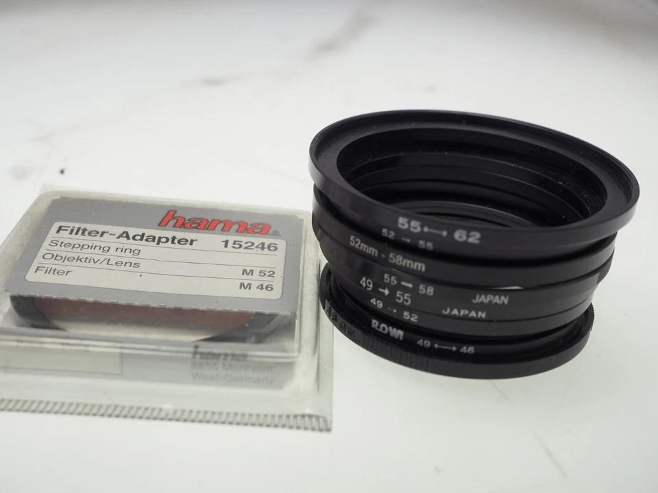 8 Filter-Adapter, step-up / step-down Ringe - Bild 1 von 4