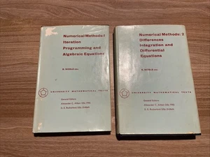Numerical Methods 1 And 2 Ben Noble University Mathematical Texts 1964 First Ed. - Picture 1 of 7