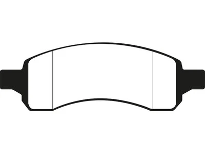 前刹车片套装适用于 2007 - 2010 年 Saturn Outlook 2008 2009 CZ315TY — 第 1/4 张图片