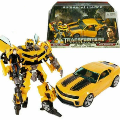 TRANSFORMER ROTF BUMBLEBEE HUMAN ALLIANCE ROBOT CAR SAM WITWICKY FIGURE KID TOY. - Bild 1 von 4