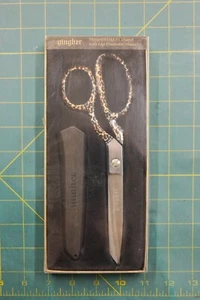 Tijeras Gingher Cuchillo Borde Tijeras de Modista - Serie de Diseñador CHEETAH 8" - Imagen 1 de 6