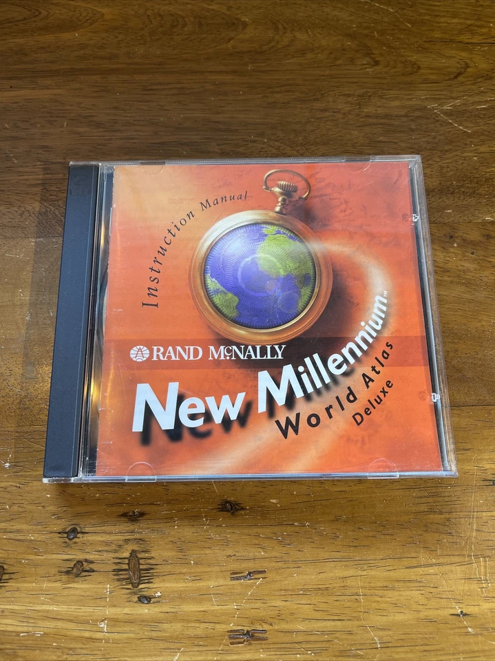 Vintage Rand McNally New Millennium World Atlas Deluxe CD-ROM for Windows - Image 1 of 1