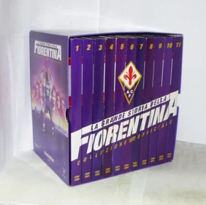 LA GRANDE STORIA DELLA FIORENTINA - LA GAZZETTA DELLO SPORT - BOX 11 DVD OTTIMI - Foto 1 di 3