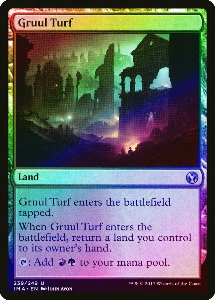 Gruul Turf FOIL Iconic Masters NM Land Uncommon MAGIC GATHERING - Image 1 of 1