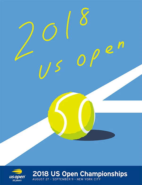 Programa de tenis abierto de Estados Unidos 2018 Federer Nadal Serena Venus totalmente nuevo Foto 1 de 1