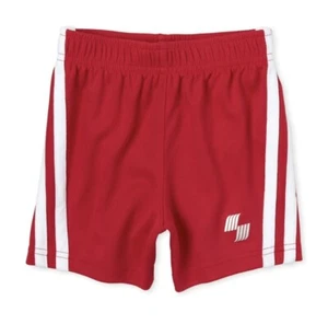 children's place new with tags 3t toddler Boy Red Side Stripe Basketball Shorts - Picture 1 of 3