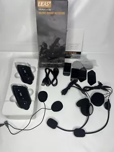 2PC EJEAS MS8 Bluetooth Motorcycle Helmet Communication System - Picture 1 of 9