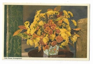 Fall Flower Arrangement, Williamsburg VA Post Card, Unused - Picture 1 of 1