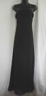 Vintage Jump Apparel Co. Sukienka formalna rozmiar 3 4 czarna błyszcząca spaghetti ramiączka 