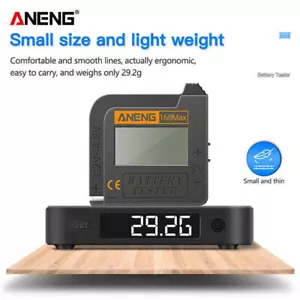 ANENG 168Max Digital Lithium Battery Tester Checker AAA AA Button Cell Analyzer - Picture 1 of 11
