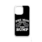 Printed Rubber Clip Phone Case Cover iPhone - Man Behind The Bump - Daddy Father