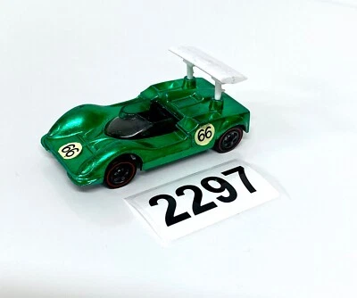 Bonito coche Hot Wheels Vintage Redline Green Chaparral 2G 1969 Foto 1 de 4
