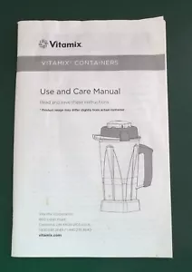 Vitamix Use & Care Manualin English, French, German & Spanish - Picture 1 of 4