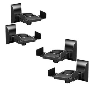 5Core Speaker Wall Mount Adjustable 11 & 15 " Universal Bookshelf Brackets Pair - Picture 1 of 23