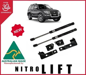 Front Hood Bonnet Gas Strut Damper Lift Kit-Mitsubishi NS NT NW NX Pajero 06-On - Picture 1 of 3