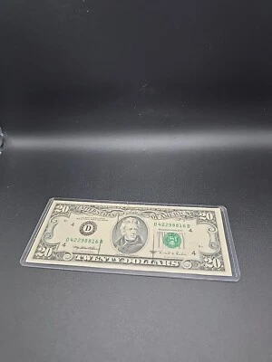 (Ink Smear Error)) $20 1974 Federal Reserve Note Uncirculated #65 - Image 1 of 4