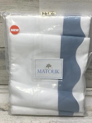 Funda nórdica Matouk Carolina Hazy Blue King nueva Foto 1 de 4