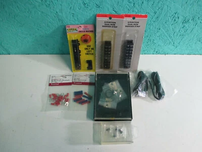 Juego de tren piezas eléctricas lote estuches barrera tira luces interruptor remoto Atlas-S2 Foto 1 de 4